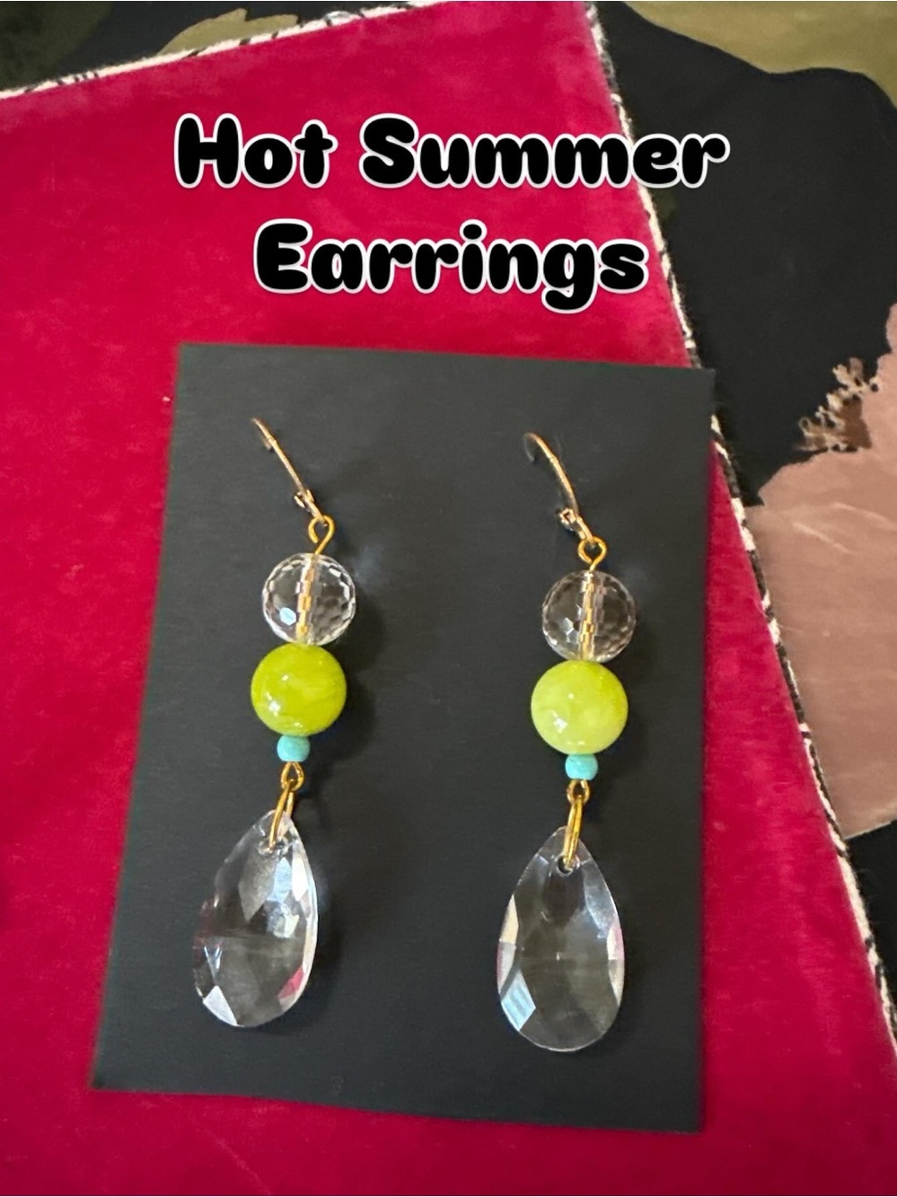 “Golden Hour Gleam” Earrings - Picture 3 of 6